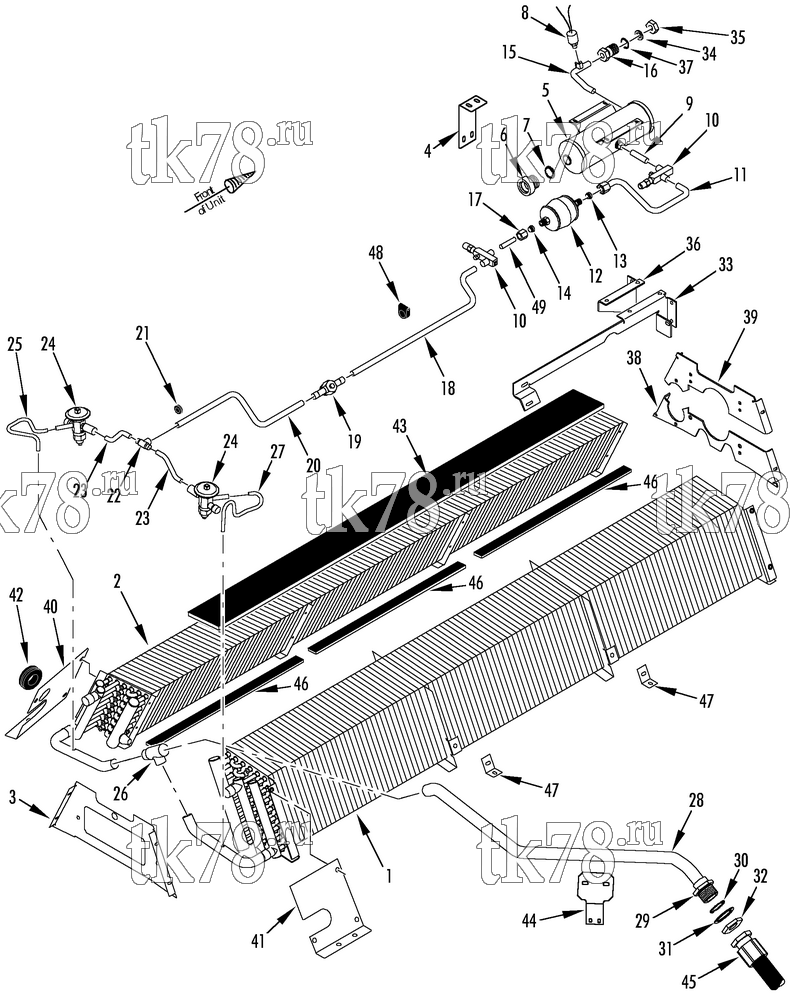Каталог запчастей для Thermo King  REFRIGERATION EVAPORATOR