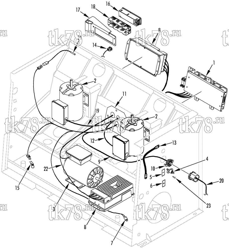 Каталог запчастей для Thermo King  ELECTRICAL COMPONENTS