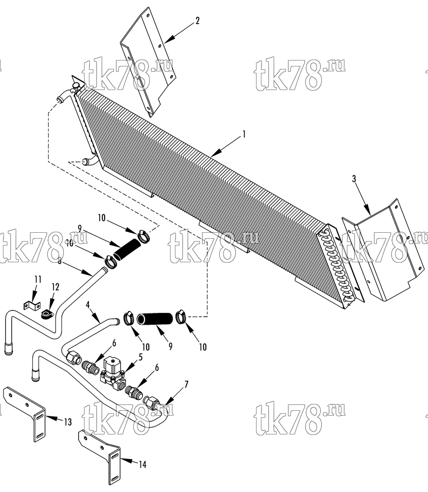Каталог запчастей для Thermo King TH11-M9 HEATER COIL GROUP