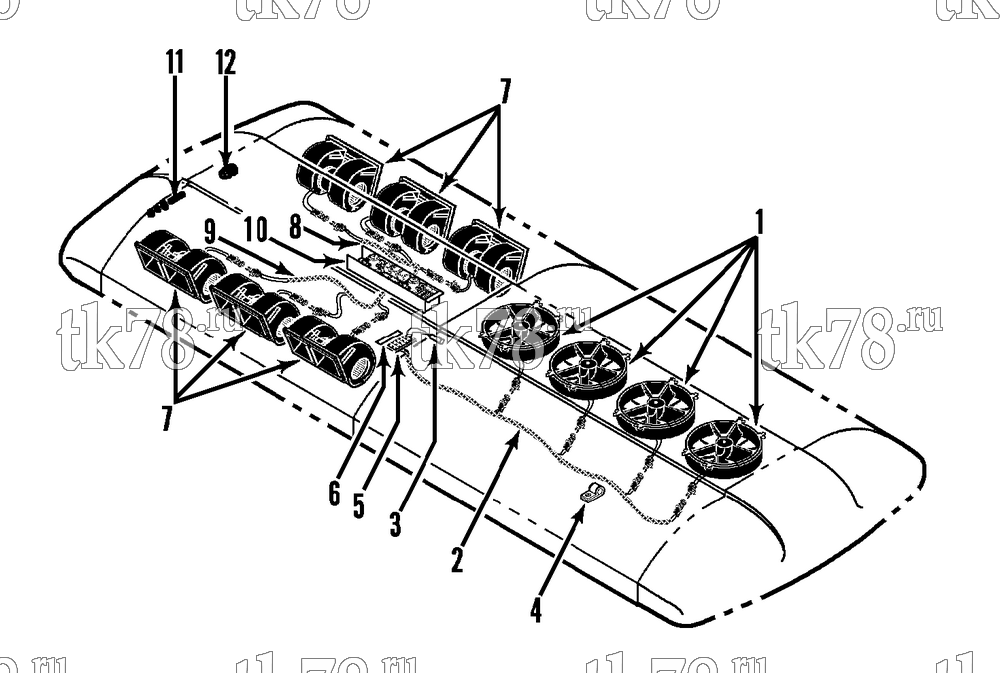 Каталог запчастей для Thermo King LRT-I 1004 (System 918894) ELECTRICAL COMPONENTS