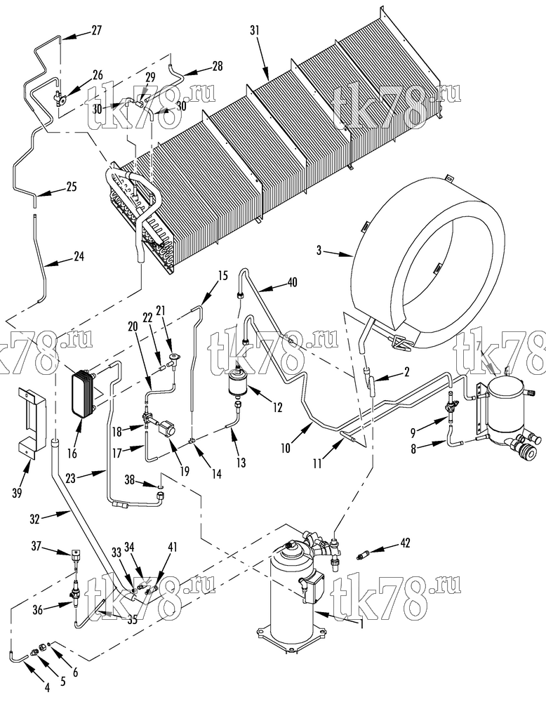 Каталог запчастей для Thermo King MAGNUM Maersk Sealand REFRIGERATION COMPONENTS (WCC, SERVICE VALVES)