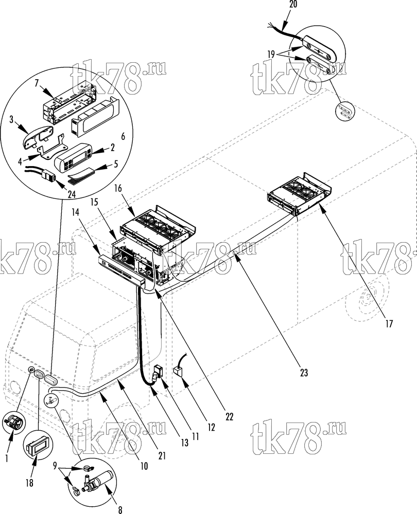 Каталог запчастей для Thermo King ST-CR & ST-CR MT ELECTRICAL COMPONENTS