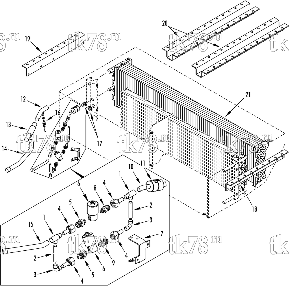 Каталог запчастей для Thermo King CT-10 SPECTRUM REFRIGERATION COMPONENTS (S-3 CT+, ST-CR 300)