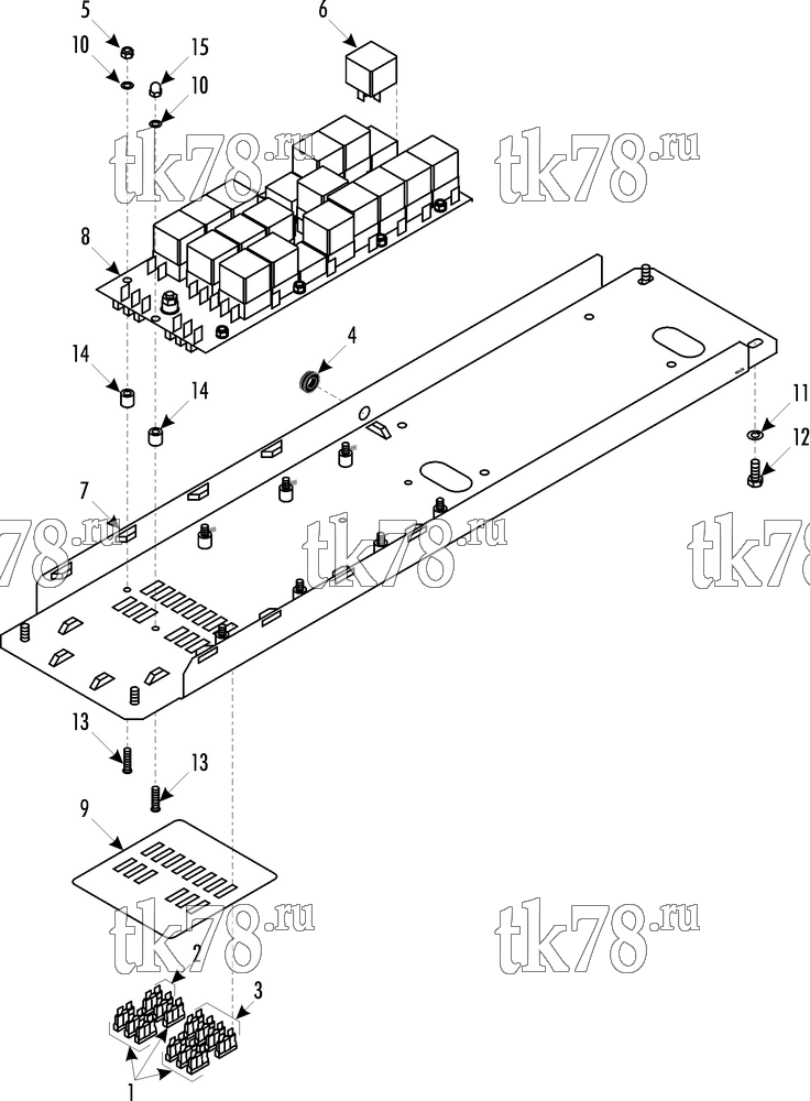 Каталог запчастей для Thermo King CITI-RT Split CONTROL PANEL (ClimaAIRE II)