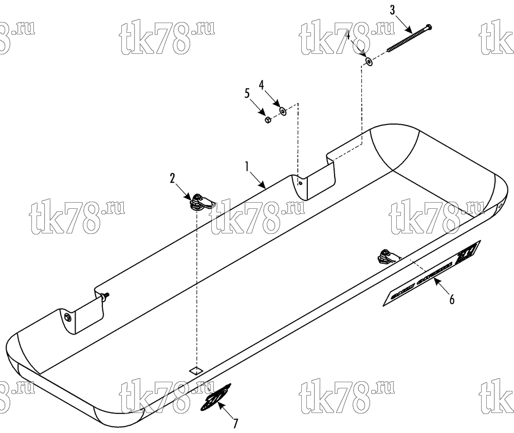 Каталог запчастей для Thermo King Roof Heater CONDOR COVER