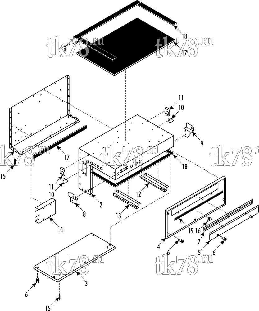Каталог запчастей для Thermo King LRV-10T BLQ CONTROL BOX PANELS