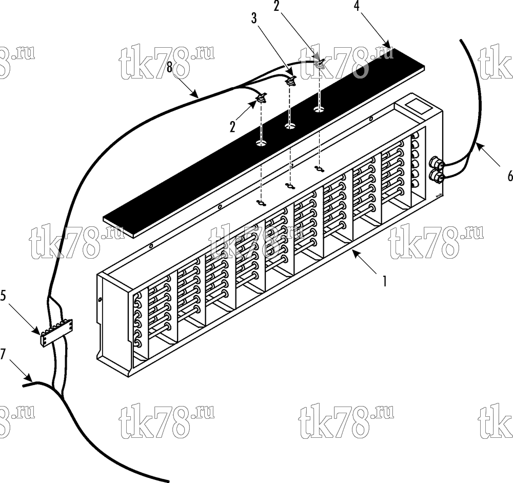 Каталог запчастей для Thermo King LRV-10T BLQ HEATER GROUP