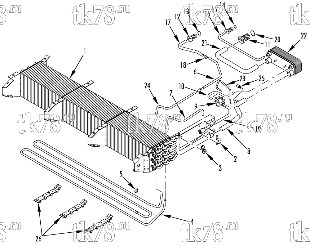 Каталог запчастей для Thermo King UTS REFRIGERATION COMPONENTS (S-3)