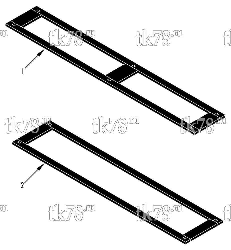 Каталог запчастей для Thermo King LRT-I 1004 (System 918891) GASKETS - RETURN AIR/CONDITIONED AIR
