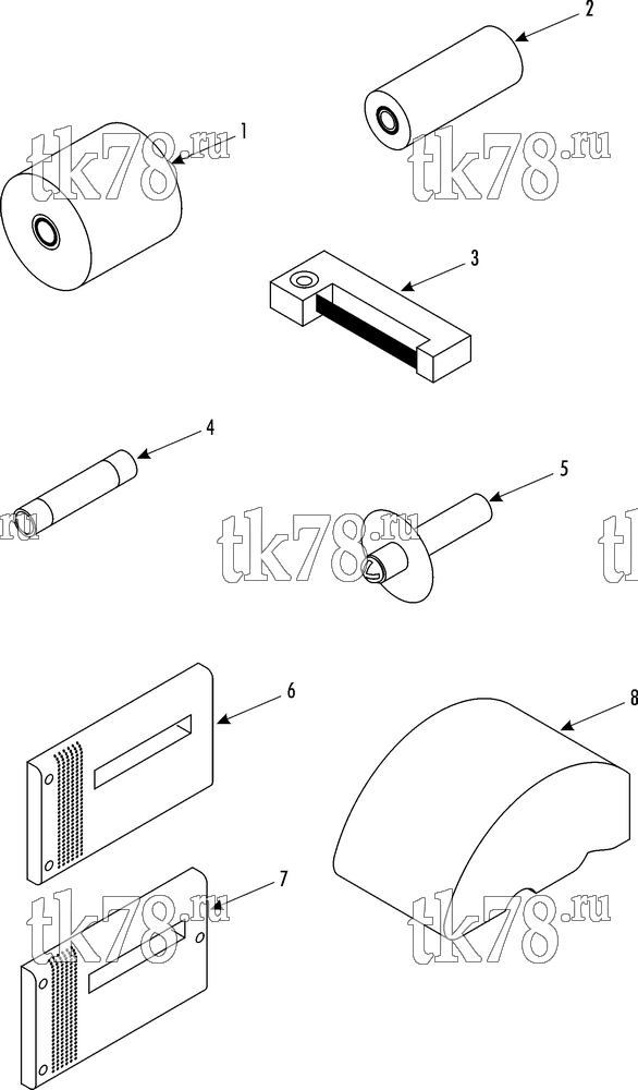 Каталог запчастей для Thermo King  TRANSCAN CONSUMABLES