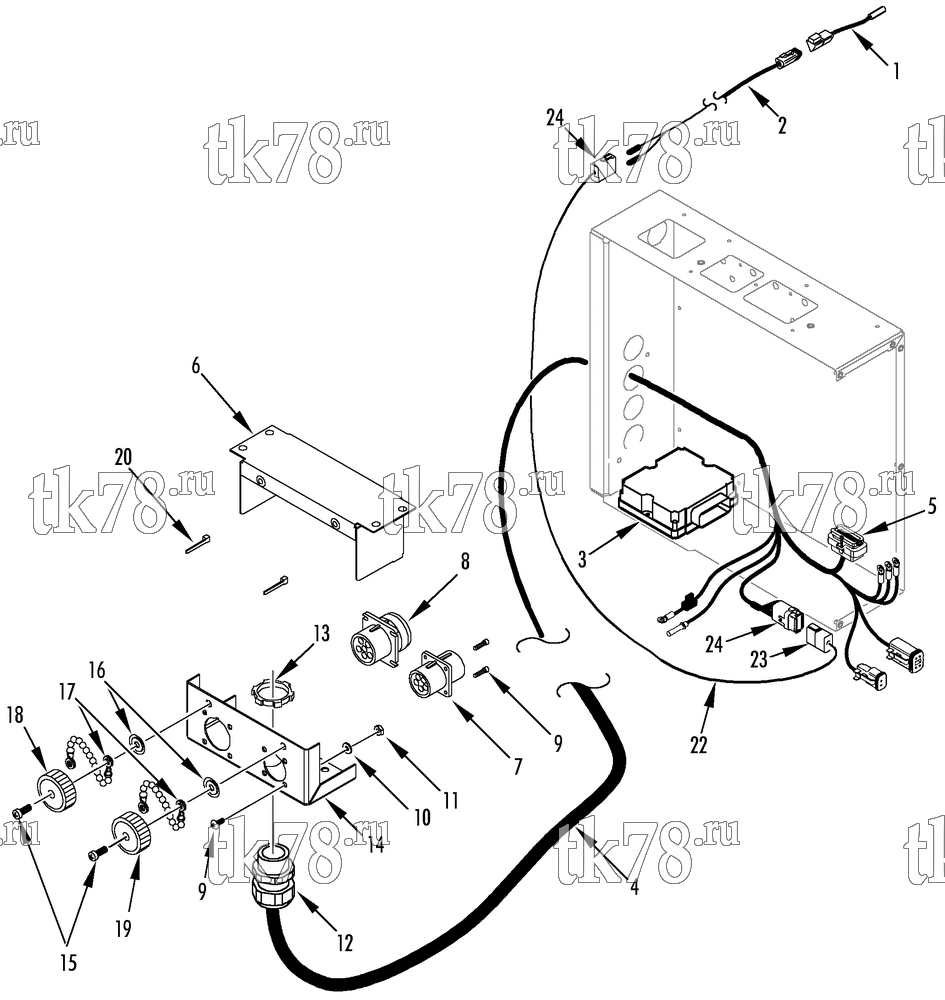 Каталог запчастей для Thermo King  DAS CONTROL BOX (UTS)