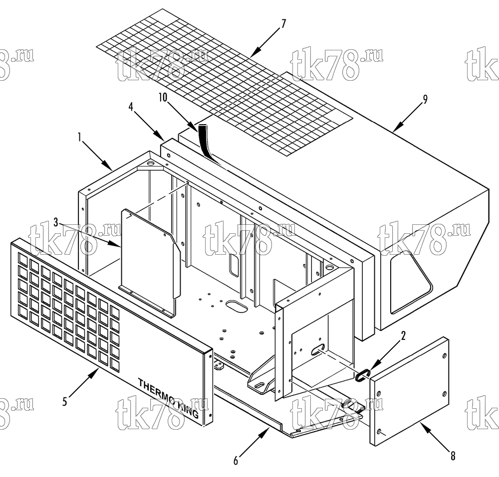 Каталог запчастей для Thermo King  FRAME GROUP