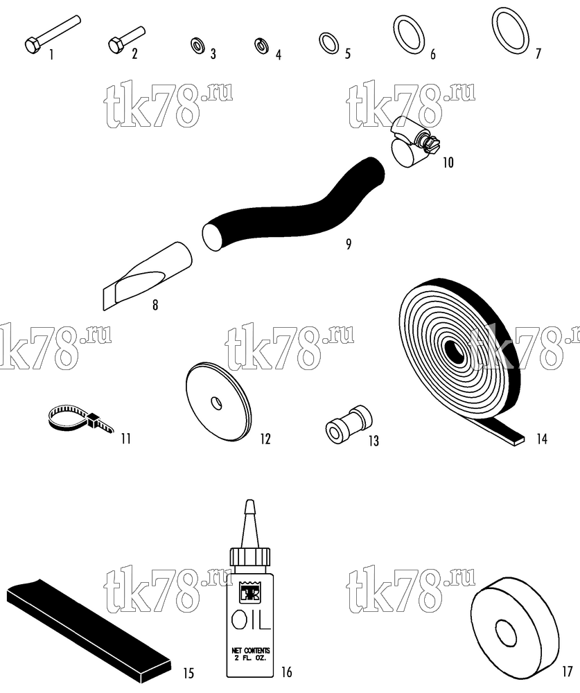 Каталог запчастей для Thermo King  INSTALLATION KIT (819083)