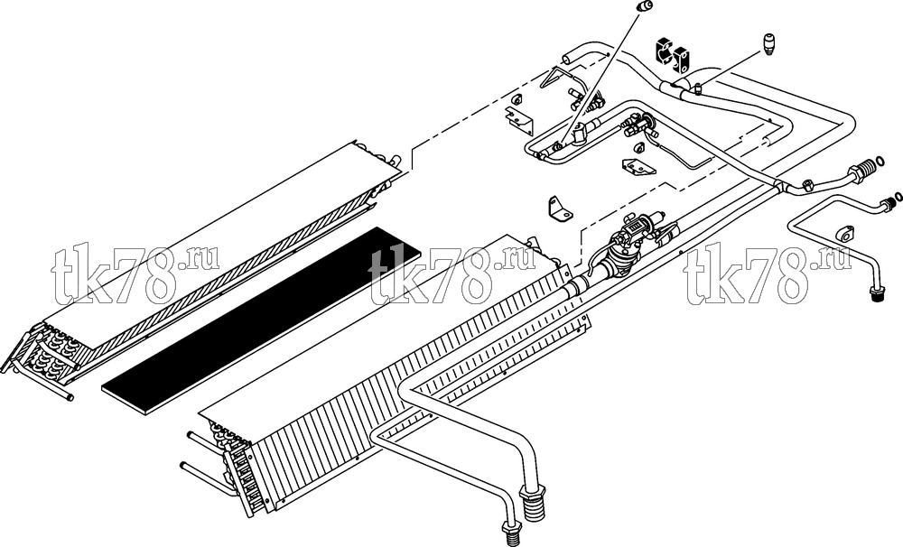 Каталог запчастей для Thermo King R5-M32 REFRIGERATION EVAPORATOR