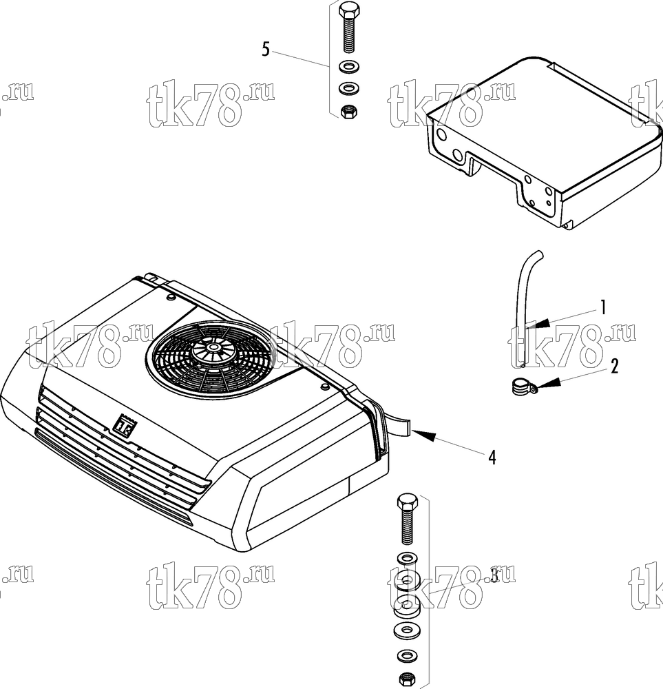 Каталог запчастей для Thermo King  UNIT MOUNTING