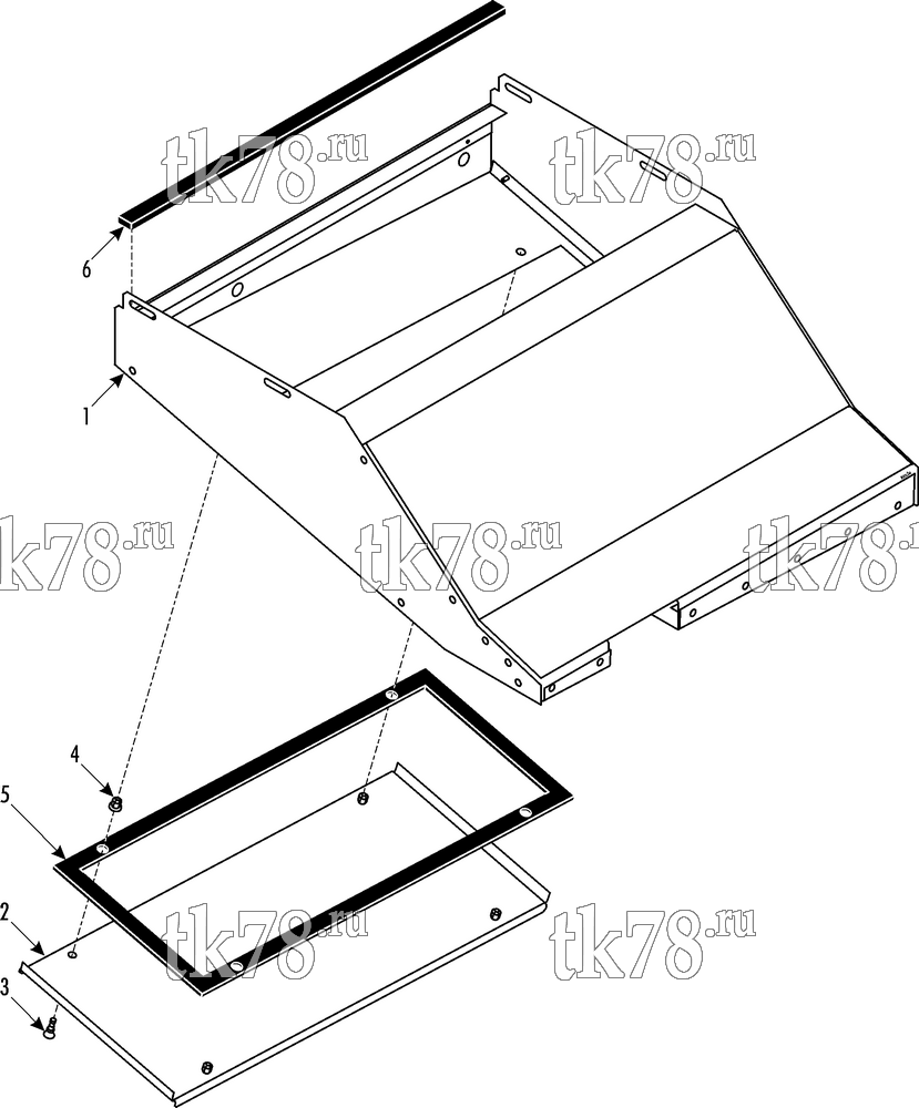 Каталог запчастей для Thermo King Front Box BARAT L16 WABCO Control AIR INLET MODULE