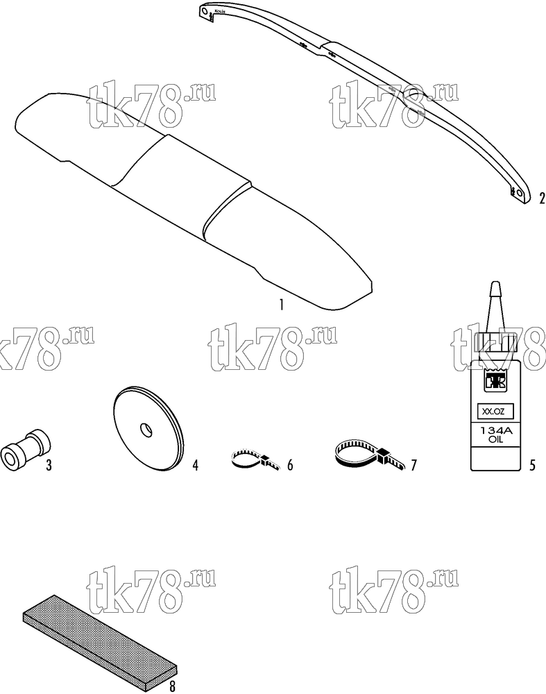 Каталог запчастей для Thermo King LRT-III W 1000 IRISBUS (System 920108) INSTALLATION KIT