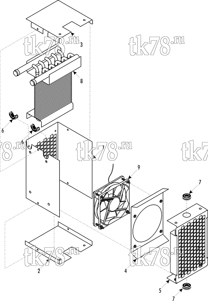 Каталог запчастей для Thermo King Heater PLUTO MODULE ASSEMBLY (1E08249G01)