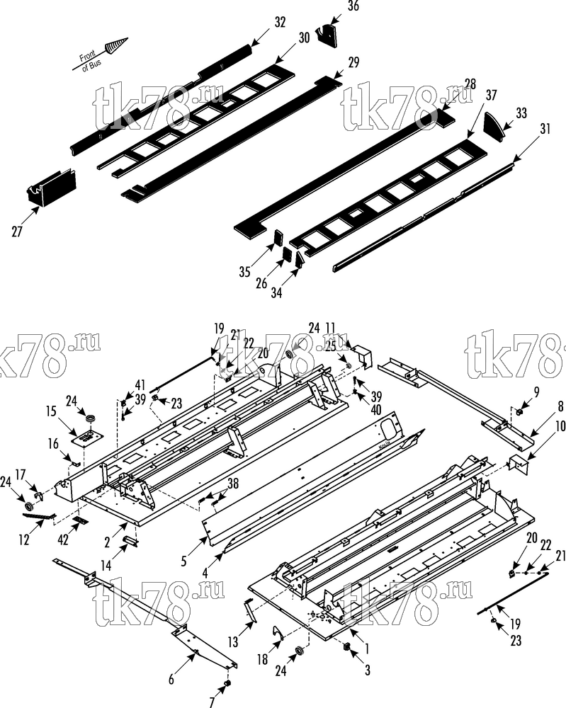Каталог запчастей для Thermo King  FRAME & INSULATION