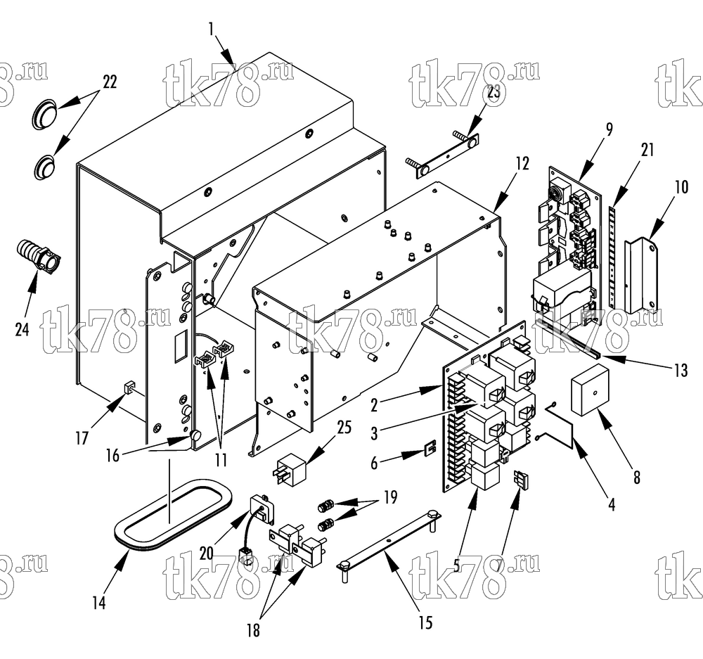 Каталог запчастей для Thermo King MD-200 MT CONTROL BOX