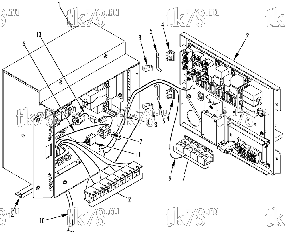 Каталог запчастей для Thermo King MD-200 MT CONTROL BOX ASSEMBLY