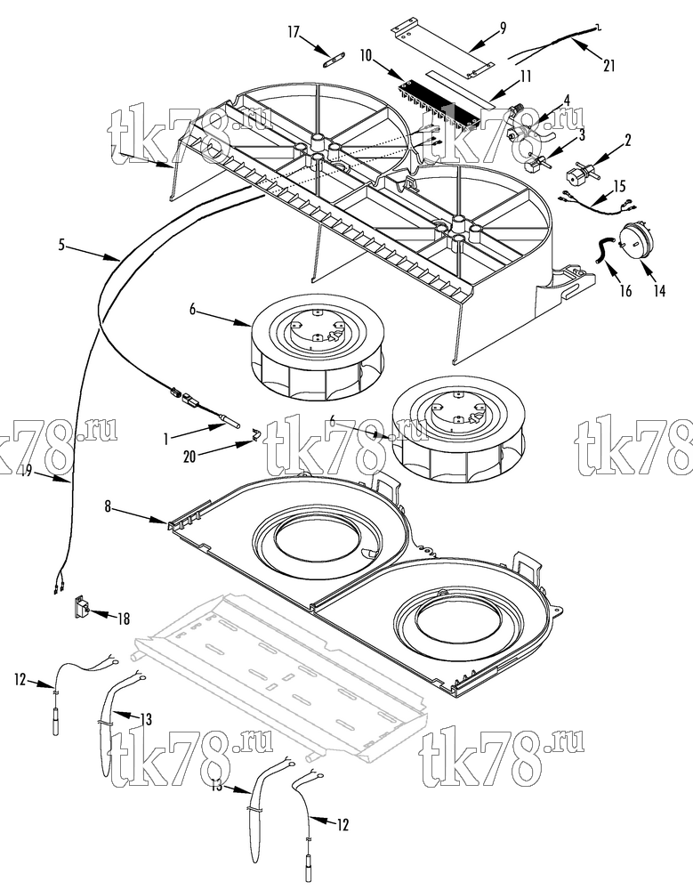Каталог запчастей для Thermo King MD-200 MT ELECTRICAL COMPONENTS (S-2)