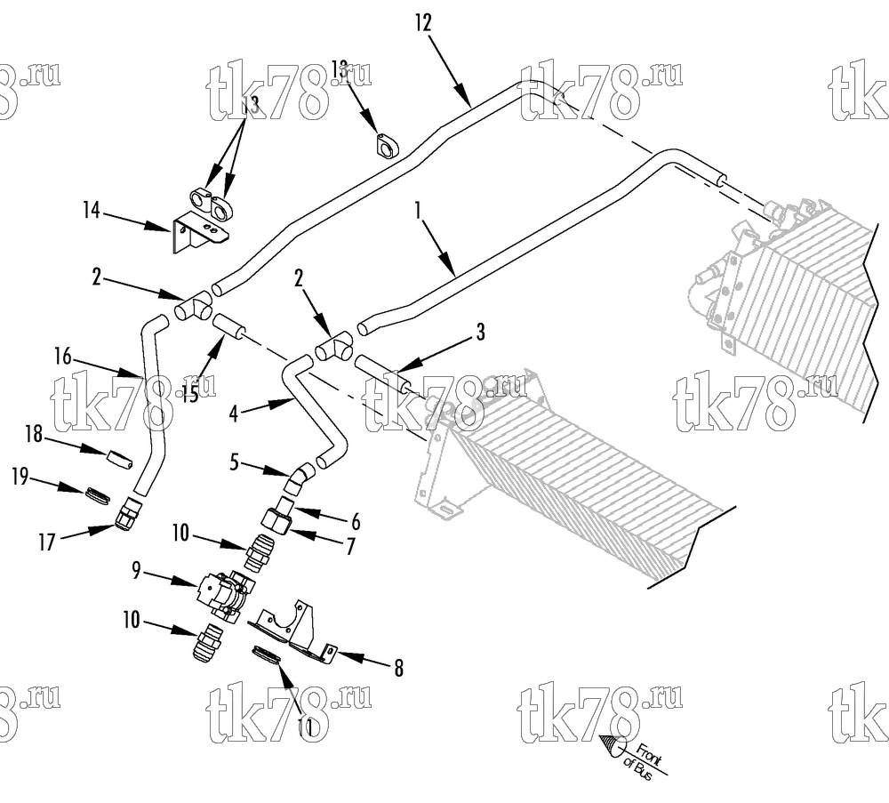 Каталог запчастей для Thermo King  EVAPORATOR HEATING COMPONENTS