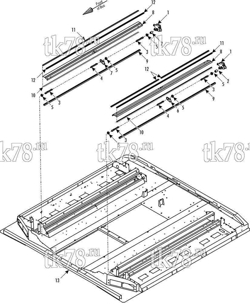 Каталог запчастей для Thermo King  DAMPER GROUP