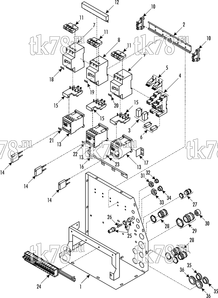 Каталог запчастей для Thermo King  CONTROL BOX BOARD