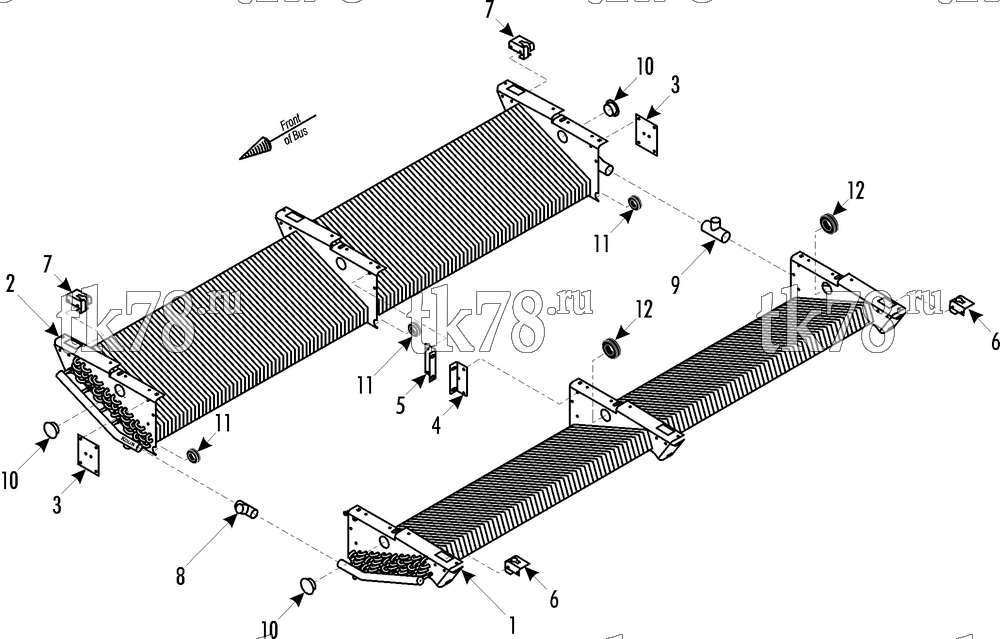 Каталог запчастей для Thermo King  CONDENSER COIL