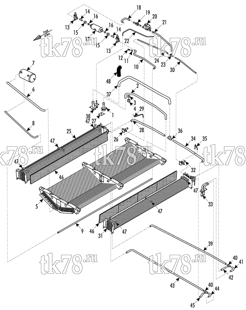Каталог запчастей для Thermo King  REFRIGERATION & HEATING COMPONENTS