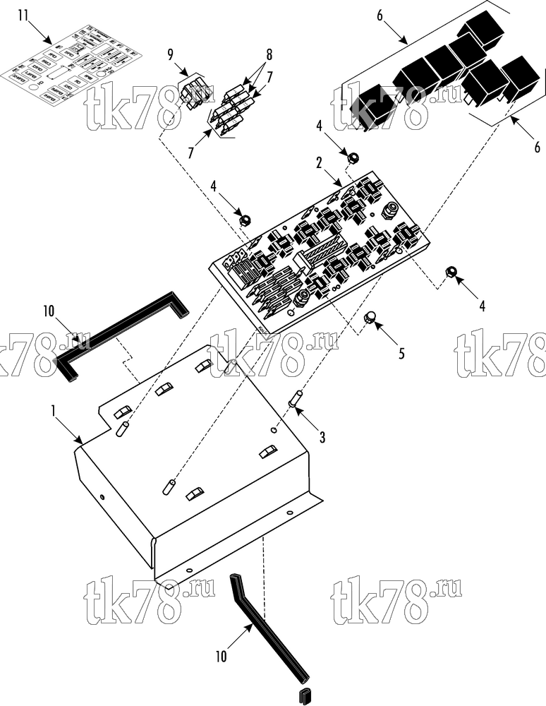 Каталог запчастей для Thermo King ATHENIA S1100 N 1004 R134a Noge - Alsa Bus CONTROLLER - LEFT