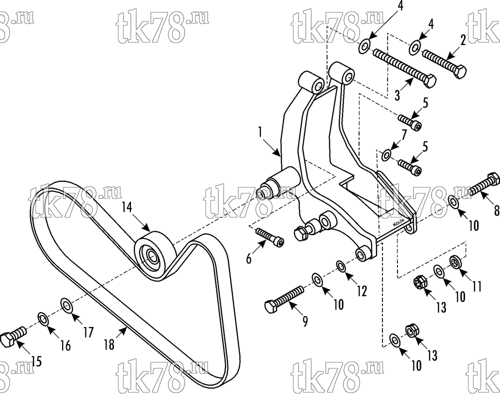 Каталог запчастей для Thermo King Bus Drive Kits DRIVE KIT 718709 - Fiat Ducato, TM16