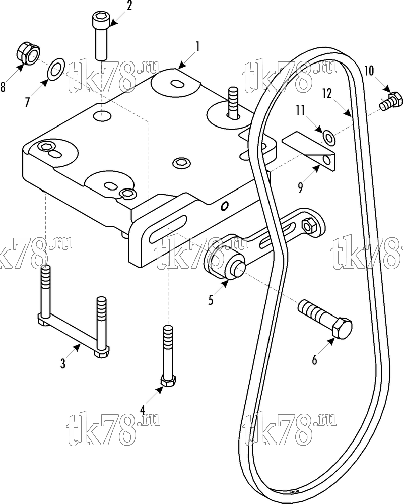 Каталог запчастей для Thermo King Bus Drive Kits DRIVE KIT 715566 - Retro MB, X430