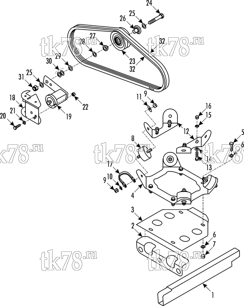 Каталог запчастей для Thermo King Bus Drive Kits DRIVE KIT 718705 - Volvo B12