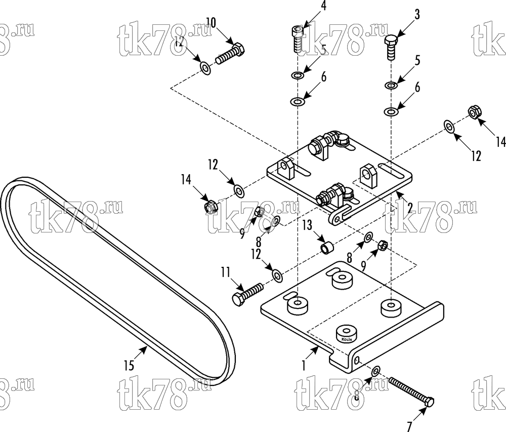 Каталог запчастей для Thermo King Bus Drive Kits DRIVE KIT 719271 - Volvo B7L Double Decker