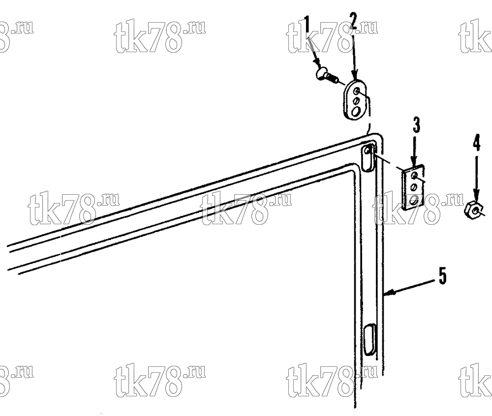 Каталог запчастей для Thermo King Super NWD 30 & 50 5100 SILL GASKET