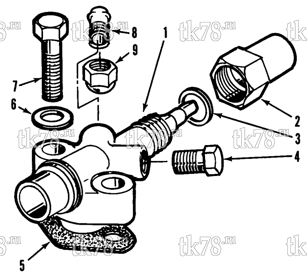 Каталог запчастей для Thermo King MD-II TCI DISCHARGE SERVICE VALVE