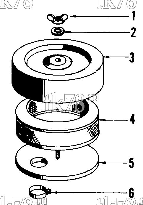 Каталог запчастей для Thermo King AM2 AIR CLEANER GROUP