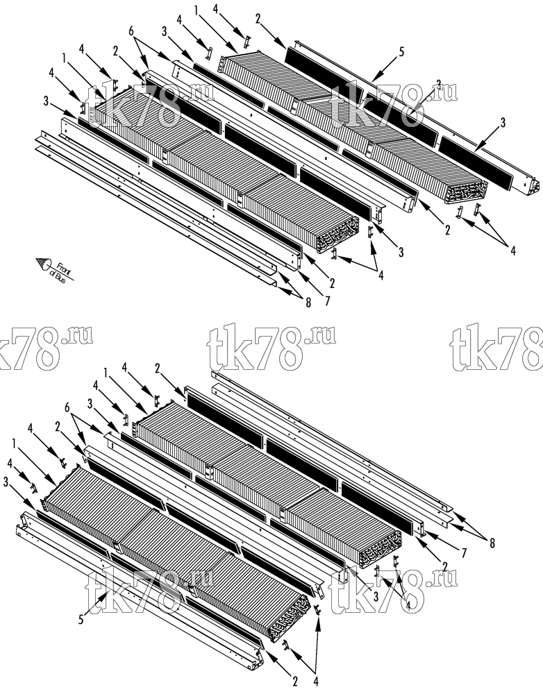 Каталог запчастей для Thermo King  CONDENSER MOUNTING COMPONENTS