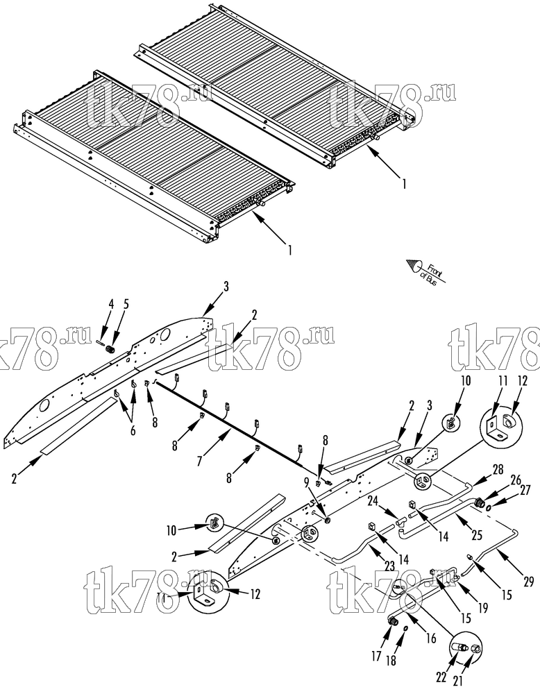 Каталог запчастей для Thermo King LRT-SP (System 920280) REFRIGERATION CONDENSER COMPONENTS