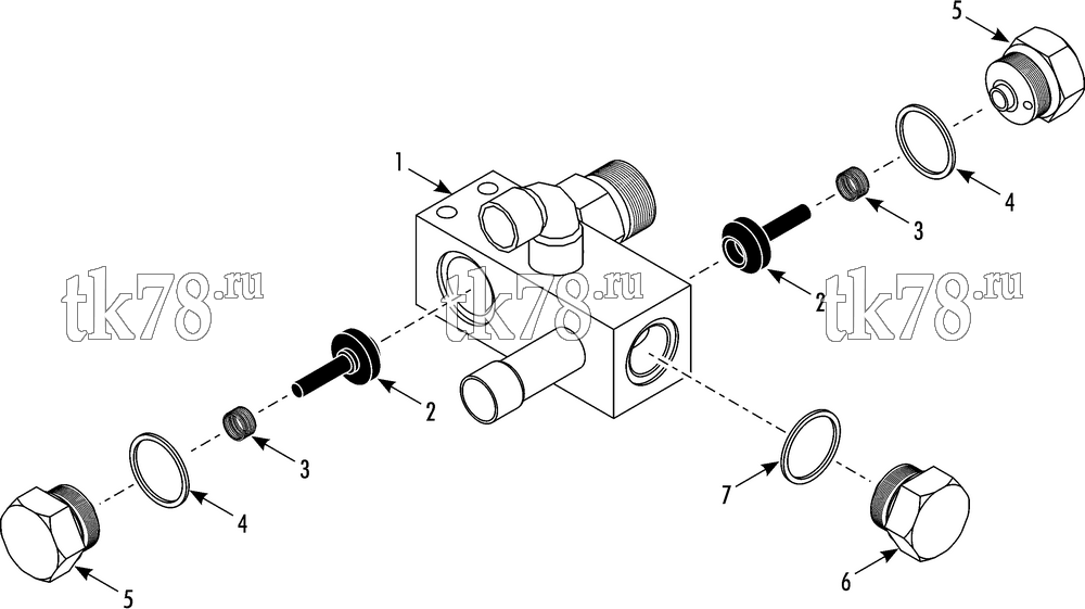 Каталог запчастей для Thermo King V-200 Series CHECK VALVE ASSEMBLY