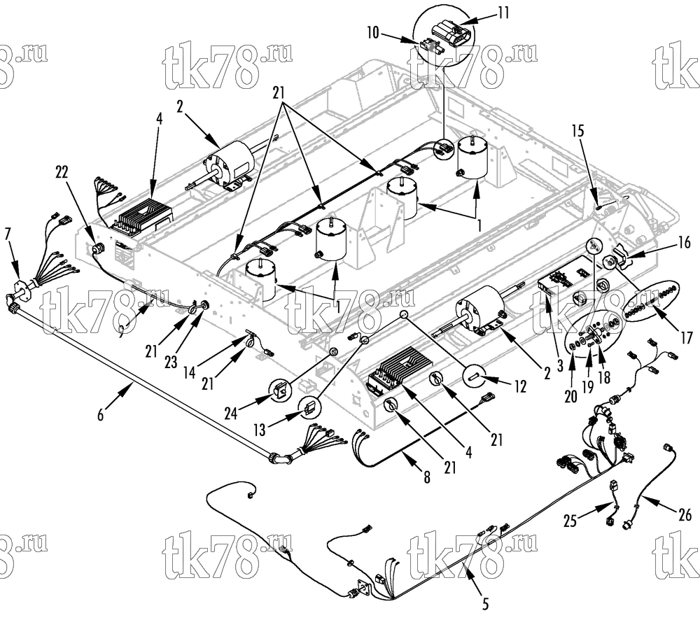 Каталог запчастей для Thermo King  ELECTRICAL COMPONENTS