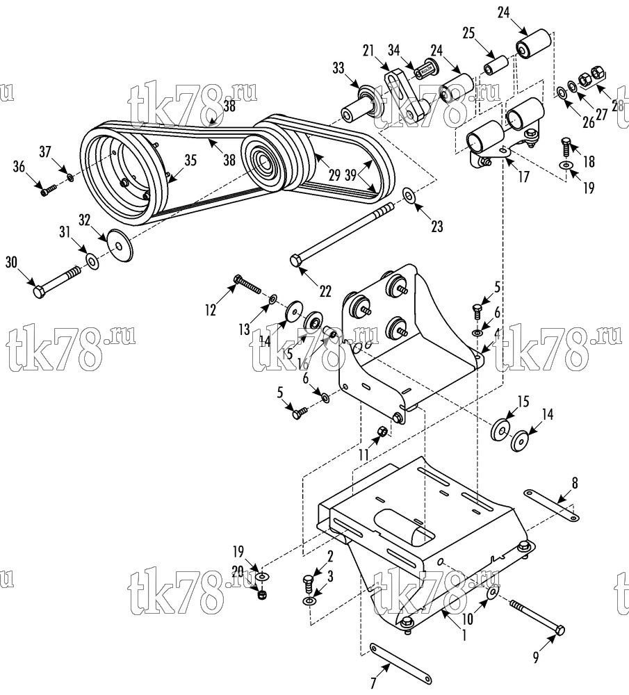 Каталог запчастей для Thermo King Bus Drive Kits DRIVE KIT 719731 - DallaVia Tiziano