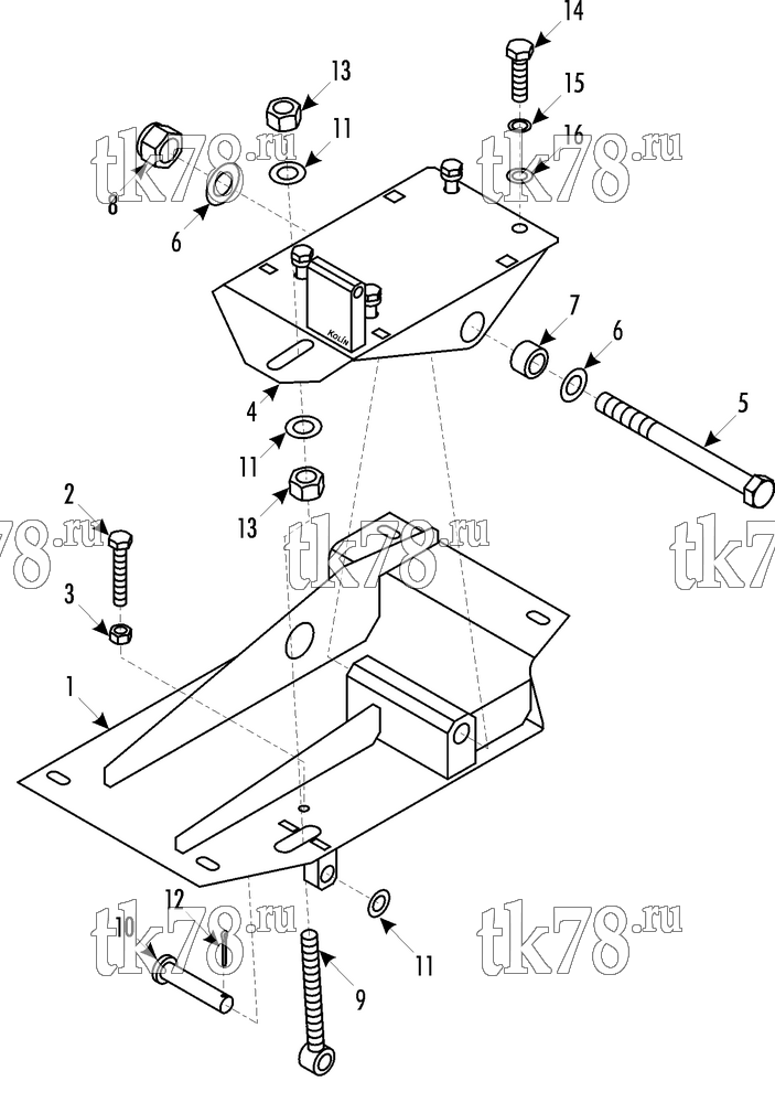 Каталог запчастей для Thermo King  DRIVE KIT 720009 - Ares 15m/E3/X430