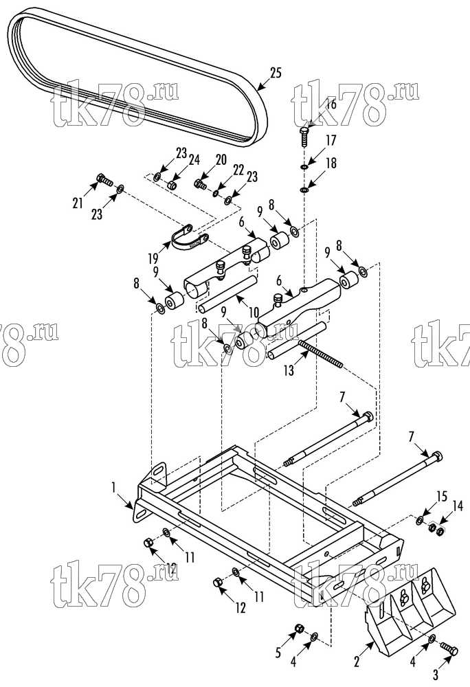 Каталог запчастей для Thermo King Bus Drive Kits DRIVE KIT 720129 - Iveco 397 SRI F2B/E3/X430