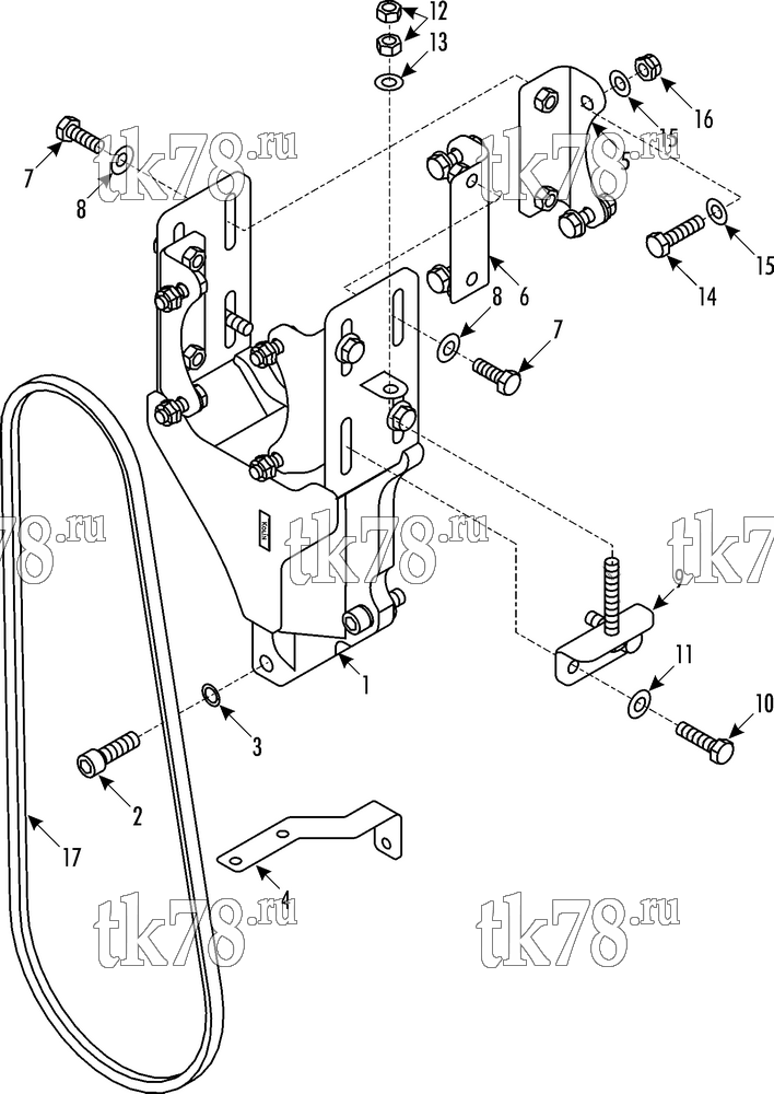 Каталог запчастей для Thermo King Driver A/C Complete Wrights RHD DRIVE KIT 720235 - DAF DB250 /E3/TM16