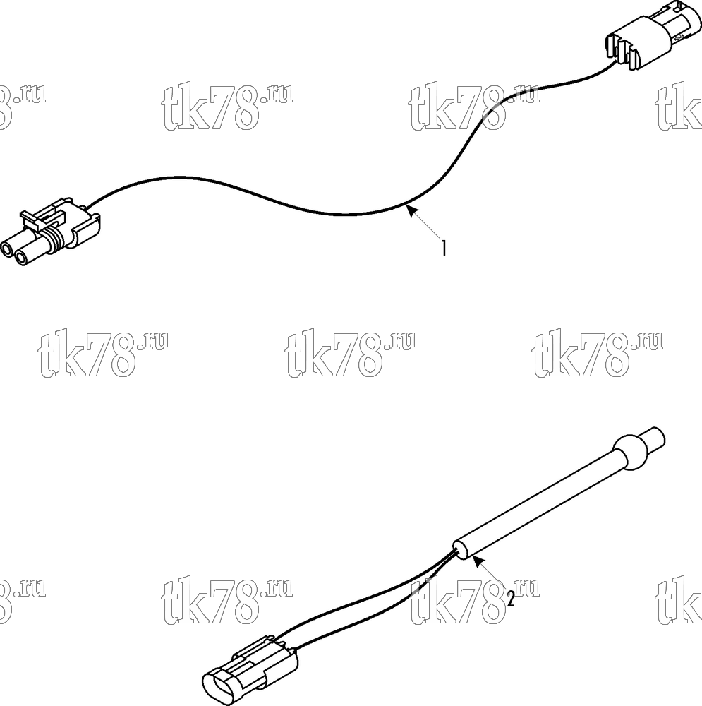 Каталог запчастей для Thermo King Double Deck Hybrid Northern SPECS R134A LOW RA HARNESS KIT - FLOOR