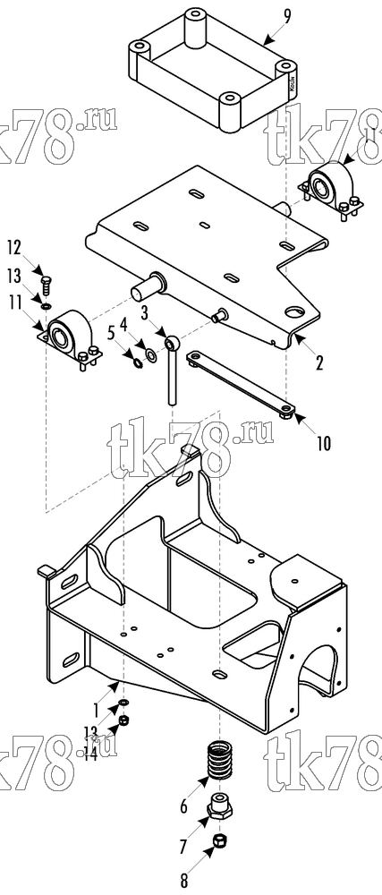 Каталог запчастей для Thermo King Bus Drive Kits DRIVE KIT 720780 - Karosa Arway, Bock Compressor