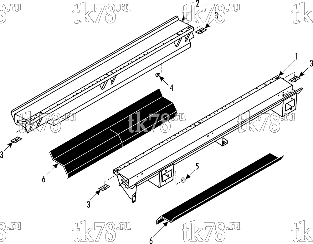 Каталог запчастей для Thermo King ATHENIA AP-X AIR INTAKE - WIDE w/o FA DAMPER (006892)
